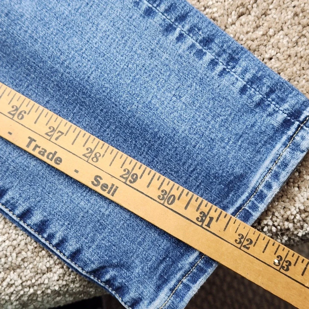 American Eagle Mens Slim Straight Jeans Blue Denim Size‎ 28x32